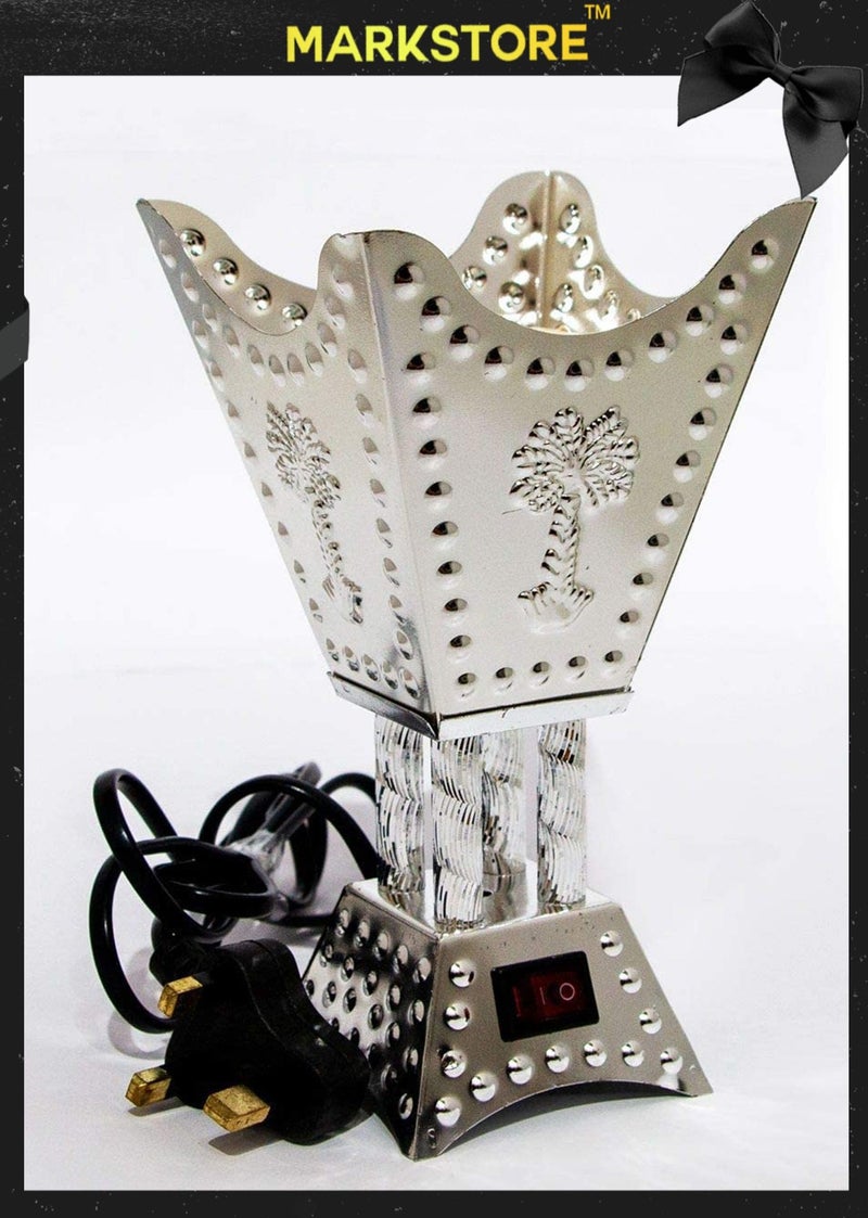 MARK STORE Electric Bakhoor Incense Burner, Mabkhara, Oud,  Assorted Color and multi design - Image 4